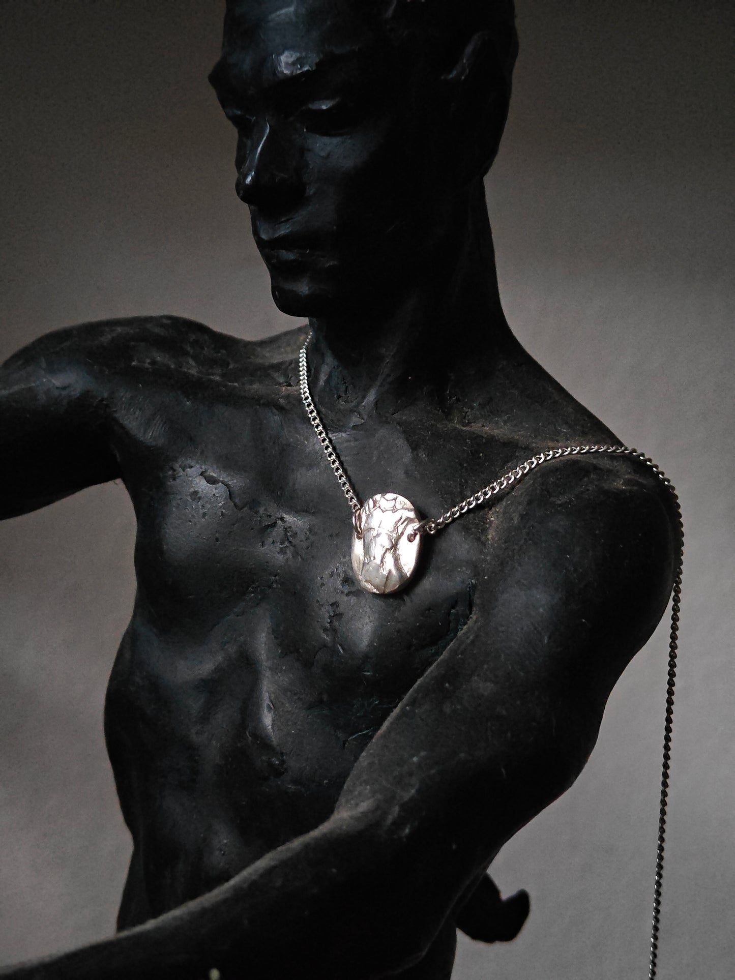 Transmasc Silver Pendant 16x13mm