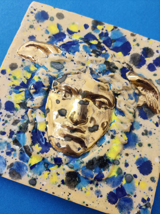 Medusa ceramic tile