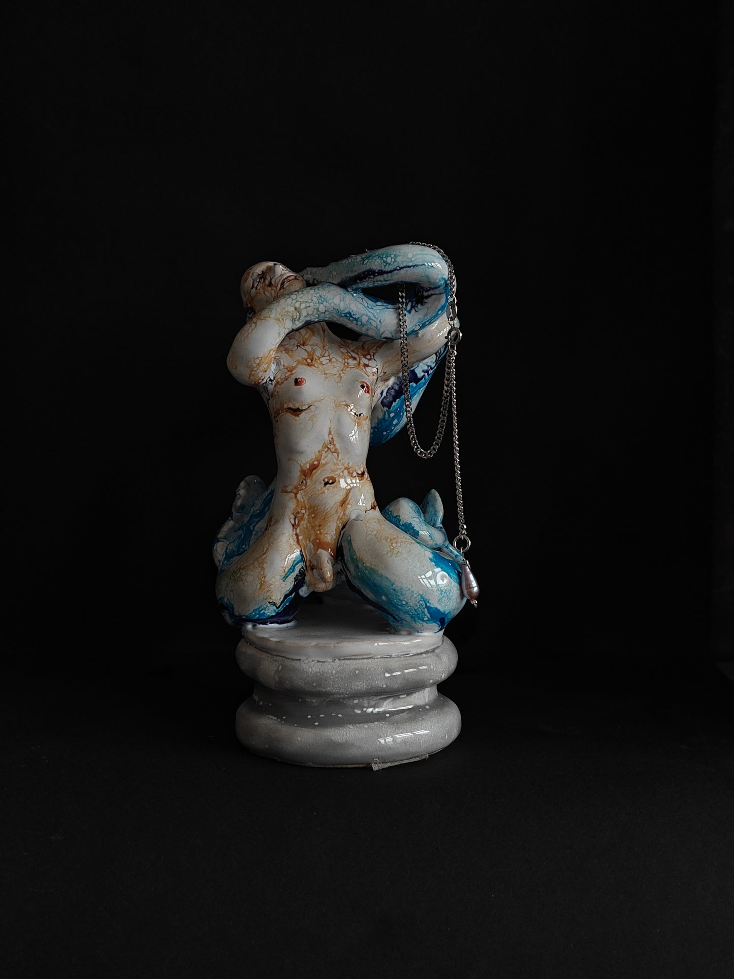 Drinking Horn With Triton - One Of A Kind