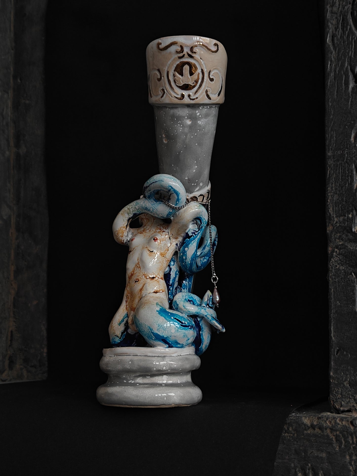 Drinking Horn With Triton - One Of A Kind