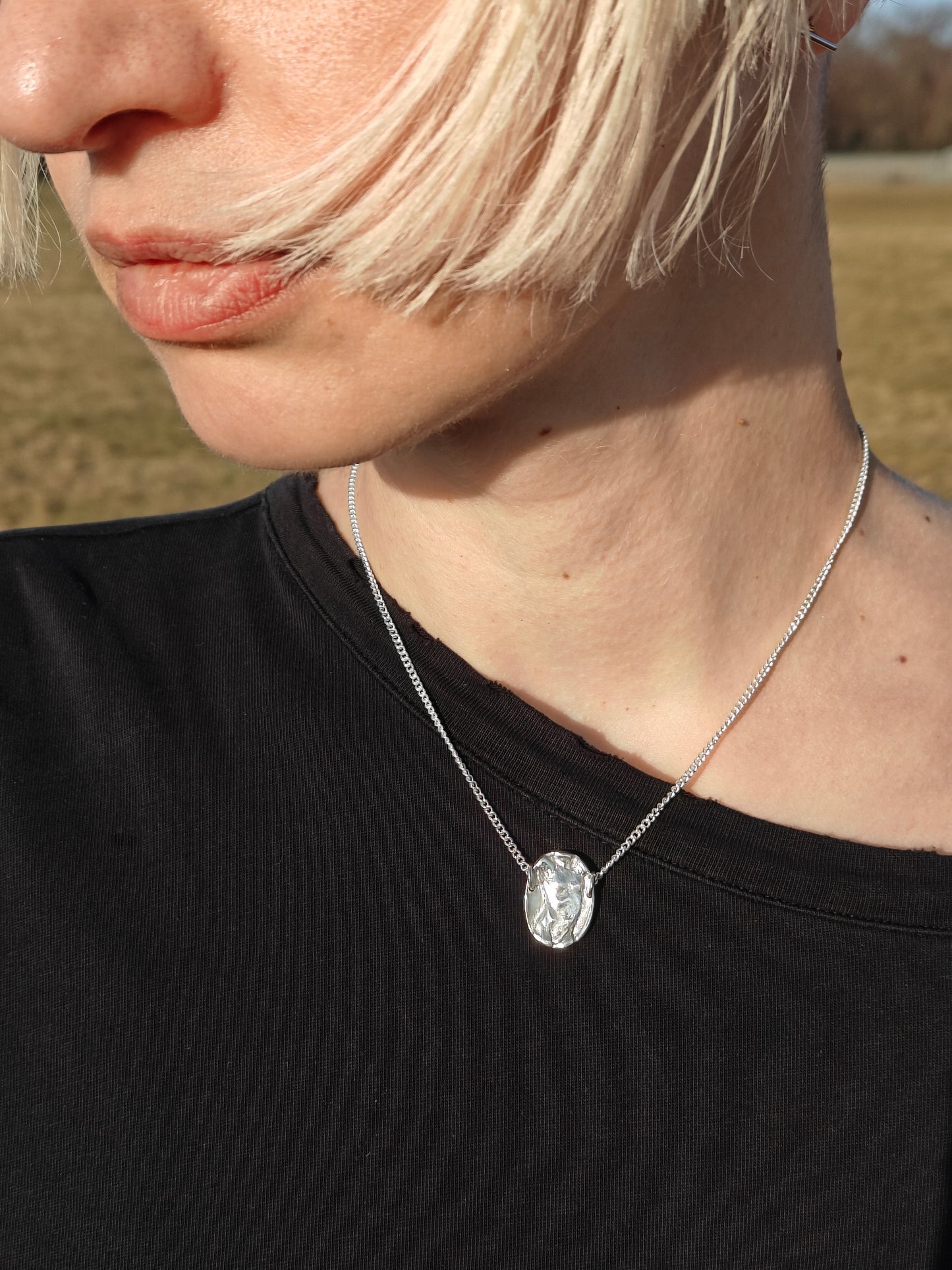 Transfemme Silver Pendant 22x16mm