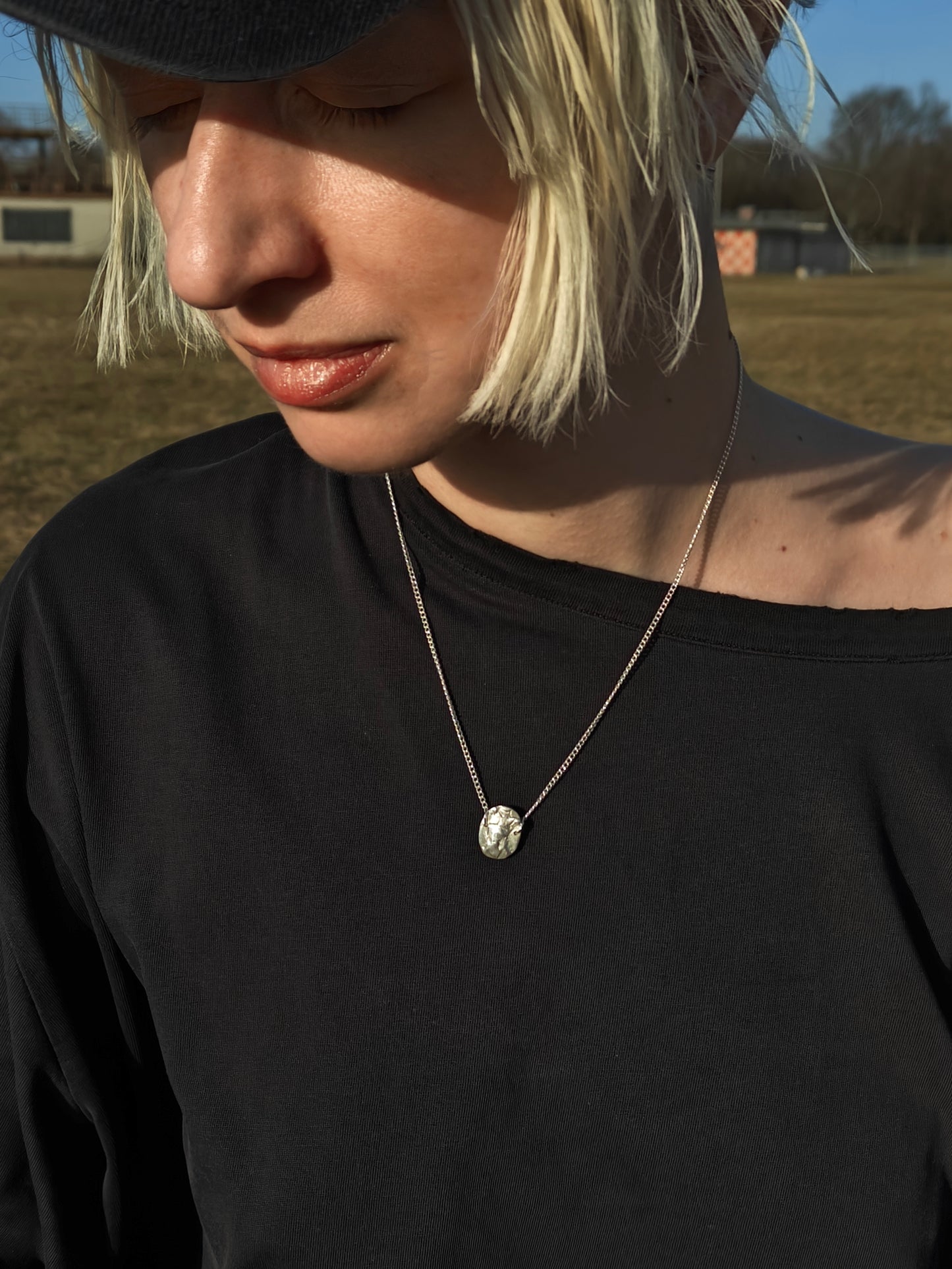 Transmasc Silver Pendant 16x13mm